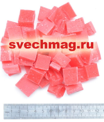 Кубики парафиновые красные 