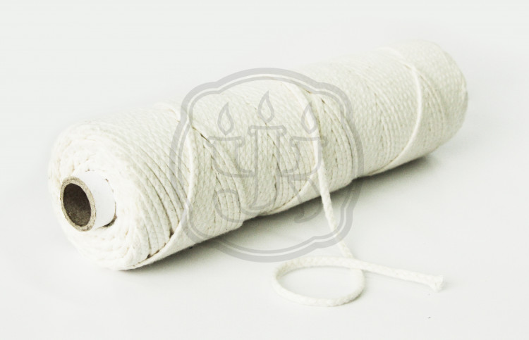 фитиль для свечей 100% хлопок №9 для толстых свечей o 2-4см. хлопковый фитиль для свечей. хлопчатобумажные нитки для свечей. хлопковая нить для свечи. хлопковая нить для свечи.