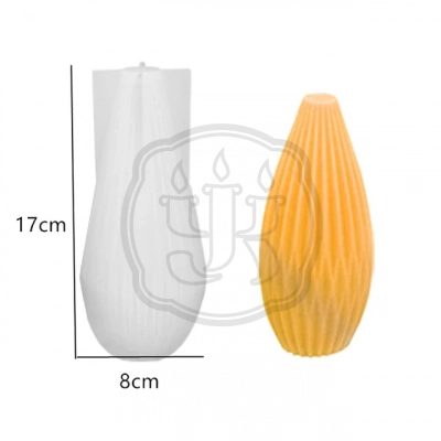 Силиконовая форма в виде геометрической вазы(большая) 