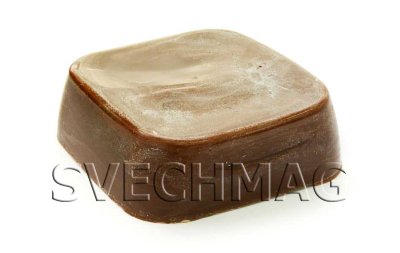 Свечная масса коричневая Свечная масса коричневого цвета.Однородная масса из парафина, стеарина и красителя предназначена для